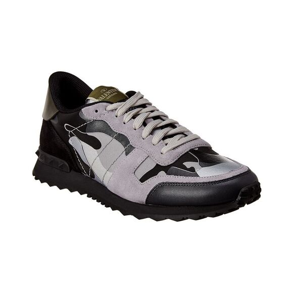 Valentino Rock Runner Camo Grey